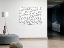 Bílá bezrámová magnetická tabule Qboard 57 x 45 cm (5)