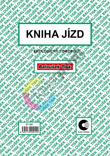 Kniha jízd A5 ET320, 50 listů