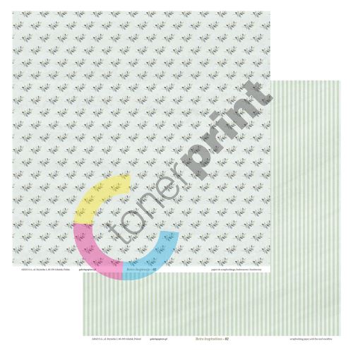 Scrapbooking papír Retro Inspirace 02, 200g, 5ks 1