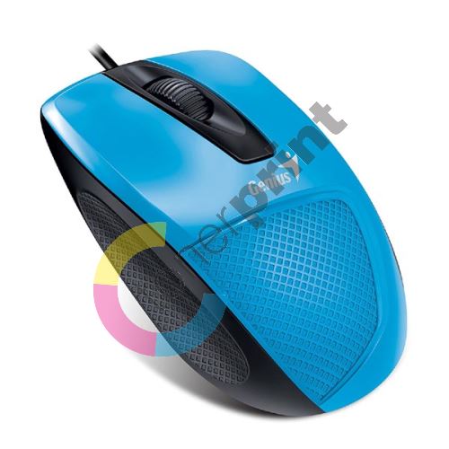 Genius myš DX-150, optická, drátová (USB), modrá 1