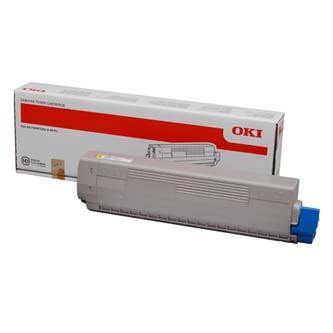 Toner OKI 44844613, C822, yellow, originál