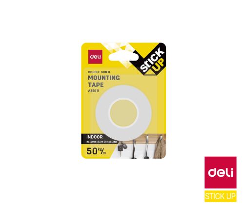 Oboustranná montážní páska Deli Stick Up EA35011 25,4 mm × 1,5 m – EVA pěna