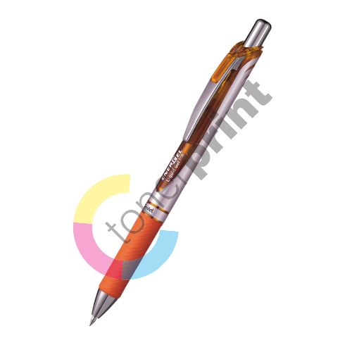 Pentel EnerGel BL77, gelové pero, oranžové 4