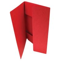 Odkládací mapa 3 klopy A4 prešpán 253, červená