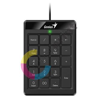 Genius NumPad 110, numerická klávesnice numerická, drátová (USB), černá