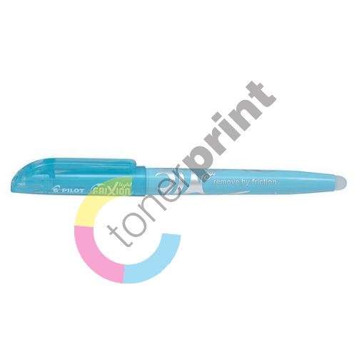 Zvýrazňovač Frixion Light Soft, pastelová modrá, 1-3,3 mm, vymazatelný, PILOT 1