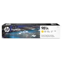 Inkoustová cartridge HP J3M70A, PageWide Enterprise Color 556, yellow, No. 981, originál Inkoustová cartridge HP J3M70A, PageWide Enterprise Color 556, yellow, No. 981, originál