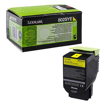 Toner Lexmark 80C2SYE, CX310dn, CX310n, CX410de, CX410, yellow, originál