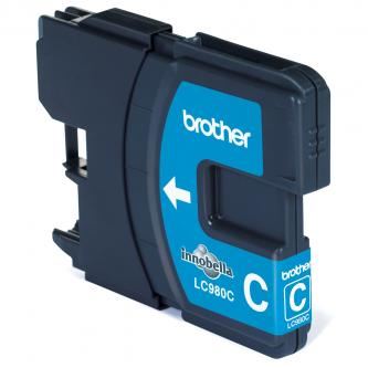 Inkoustová cartridge Brother LC-980C, DCP-145C, DCP-165C, Cyan, originál