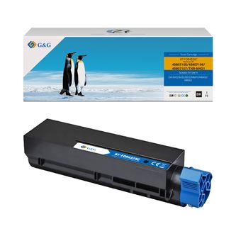 Toner kompatibilní OKI 45807106, B412dn, B432dn, B512dn, černý, G&G