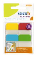 Samolepící záložky Stick'n 38x25 mm, extra pevné, 4x20 lístků