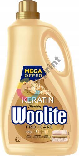 Woolite Keratin Therapy Pro-Care prací gel s keratinem zjemňuje a chrání vlákna 60 dávek 3