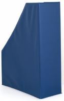 Stojan na časopisy VICTORIA A4, PVC, 95 mm, modrý (2)
