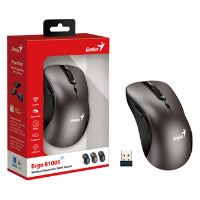 Bezdrátová ergonomická optická myš Genius Ergo 8100S, 1600 DPI, Champagne Titanium (4)
