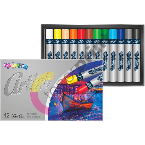 Colorino Artist olejové pastely, kulaté, 12 barev 1