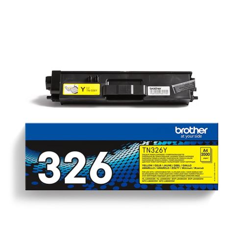 Brother originální toner TN-326Y žlutý pro HL-L8350CDW, HL-L9200CDWT | 3 500 stran