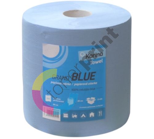 Papírový ručník Karina Blue 920 2vrstvý, šíře 26cm, celulóza