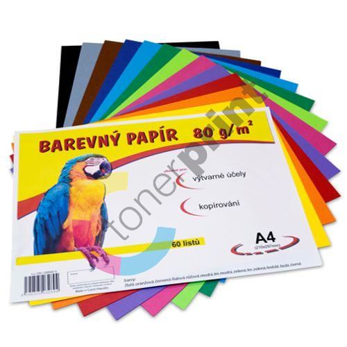 Náčrtkový papír barevný A4, 12 barev x 5 listů 2