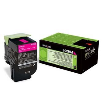 Toner Lexmark 80C2HM0, CX410, 510, magenta, originál