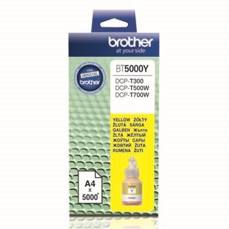 Originální inkoust Brother BT-5000Y, Yellow, 5000 stran