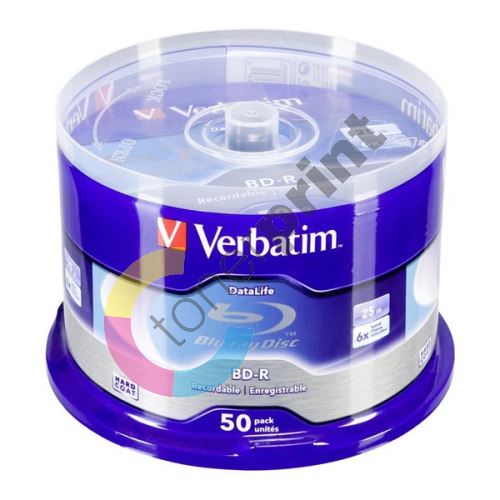 Verbatim BD-R 25GB, 43838, 50-pack 1