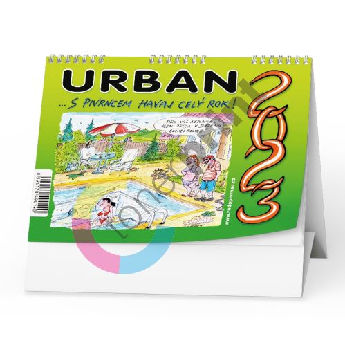 Stolní kalendář - Urban 2023...S Pivrncem Havaj celý rok ! 1
