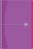 Spirálový sešit Shkolyaryk Notebook, čtverečkovaný, mix, A5, 80 listů