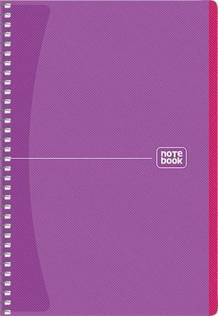 Spirálový sešit Shkolyaryk Notebook, čtverečkovaný, mix, A5, 80 listů