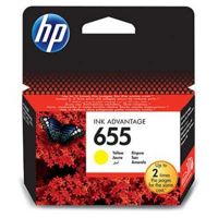 Inkoustová cartridge HP 655 (CZ112AE), žlutá, 600 stran, originál