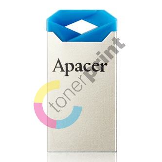 Apacer USB flash disk, USB 2.0, 64GB, AH111, modrý, AP64GAH111U-1, USB A, s poutkem