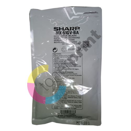 Developer Sharp MX-51GVBA, black, originál 1