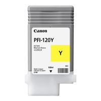 Inkoustová cartridge Canon PFI-120Y, 2888C001, žlutá, 130 ml, originál