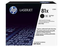 HP originální toner 81X (CF281X) Black pro HP LaserJet Enterprise M605, M606, M630 | 25 00