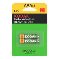 Kodak NiMH nabíjecí baterie AAA / HR03 1000 mAh 1,2 V, 2 ks – KOD-REC001