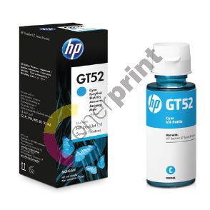 Cartridge HP M0H54AE, cyan, GT52, originál 2