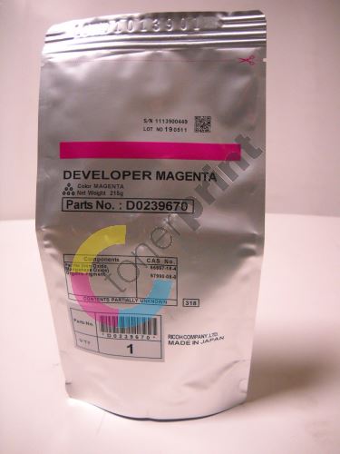 Developer Ricoh D023-9670, magenta,originál 1
