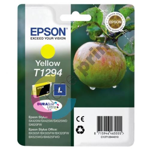 Cartridge Epson C13T12944012, yellow, originál 1