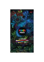 Sada olejových pastelek Uni Posca, 36 ks, mix barev (9)