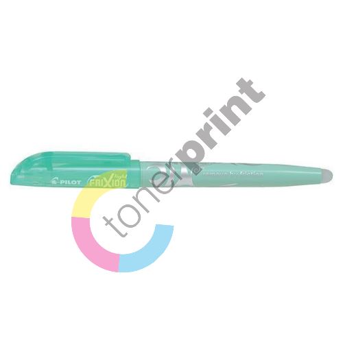 Zvýrazňovač Frixion Light Soft, pastelová zelená, 1-3,3 mm, vymazatelný, PILOT 1