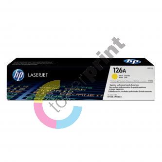 Toner HP CE312A, LaserJet Pro CP1025, CP1025nw, yellow, 126A, originál