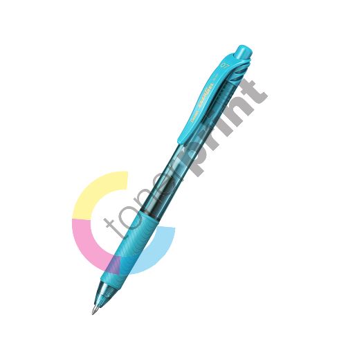 Pentel EnerGel BL107, kuličkové pero, turecká modrá 4