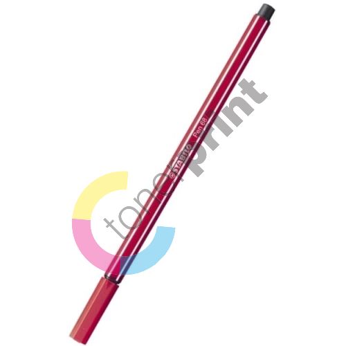 Fix, 1 mm, STABILO Pen 68, tmavě červená 1