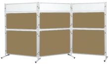 Panely k paravanům 2x3 Modular, 120 x 90 cm, korkový (1)