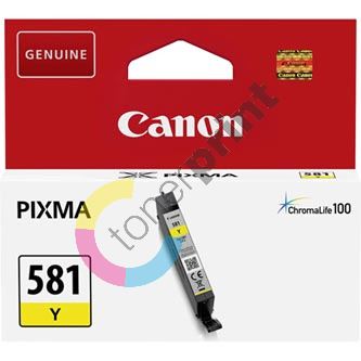 Inkoustová cartridge Canon CLI-581Y, Pixma TS6151, 2105C001, yellow, originál