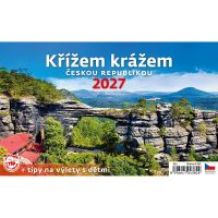 Stolní kalendář 2027 – Křížem krážem Českou republikou týdenní kalendář (2)