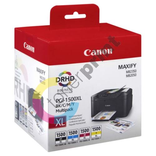 Cartridge Canon PGI-1500XL, CMYK, 9182B004, originál 1