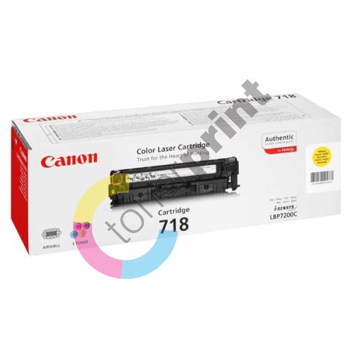Toner Canon CRG718Y, yellow, originál 1