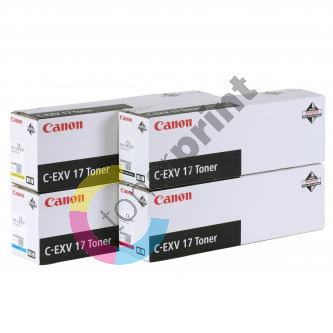 Toner Canon CEXV17, iRC4580i, modrý, 0261B002, originál