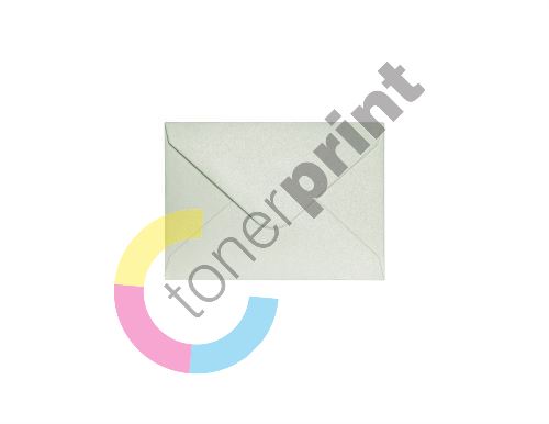 Galeria Papieru obálky 70x100 mm Pearl světle stříbrná K 150g, 10ks