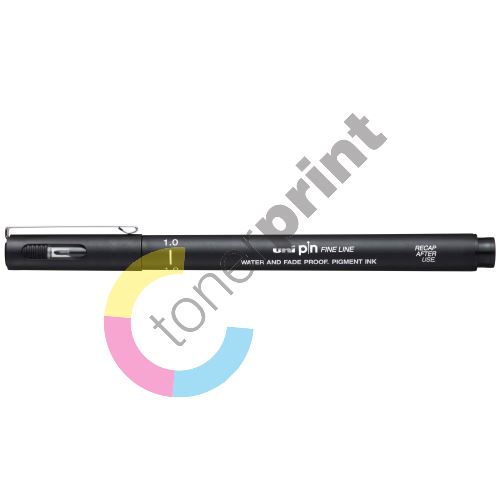 Uni Pin liner 1 mm, PIN10-200(S), černý 1